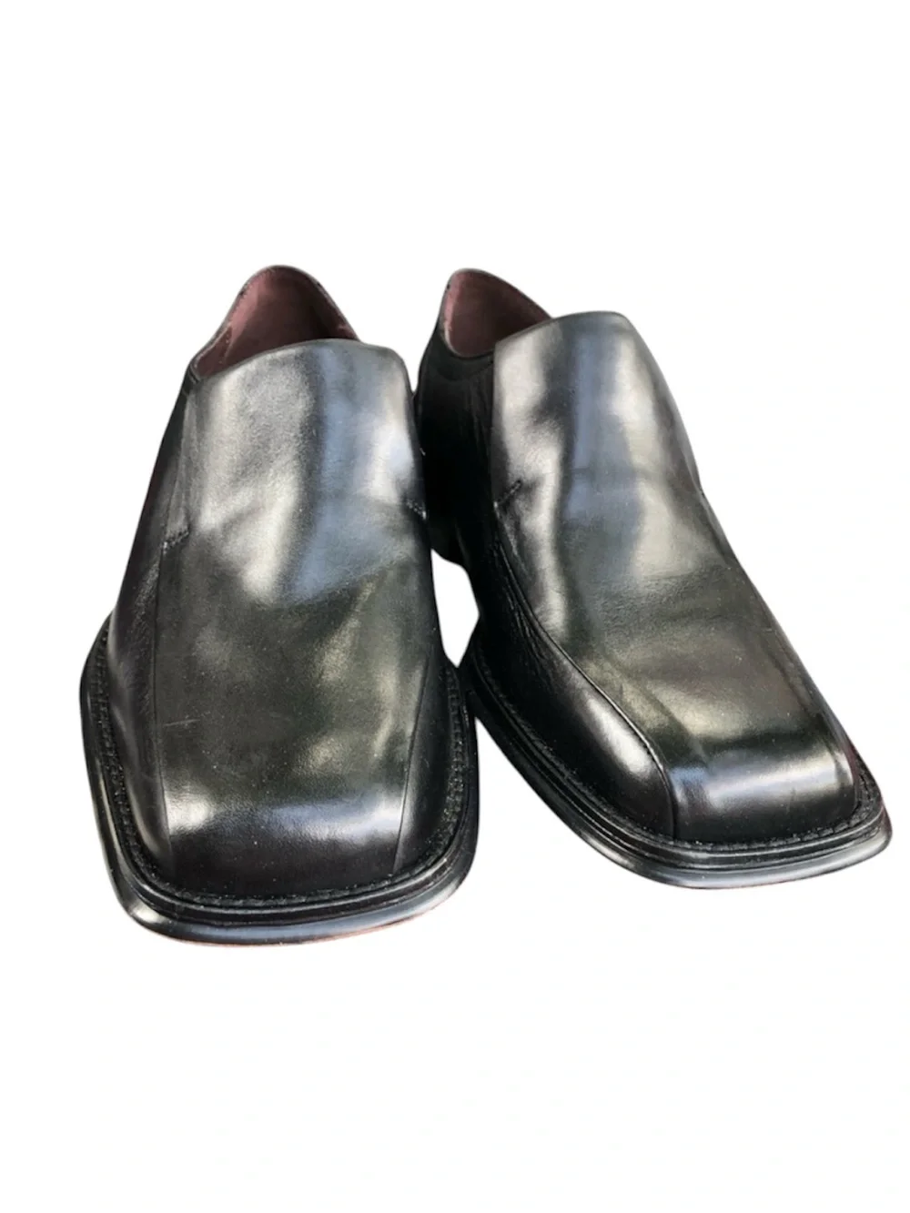 Kenneth Cole New York NWOT Sleek Racing Black Leather Loafers Men\'s Size 8 Kenneth Cole Reaction Men main image 2